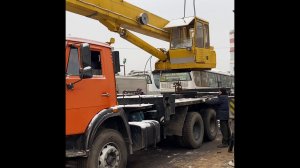 Ремонт автокрана / Замена Опорно Поворотного Устройства (ОПУ) на автокране Ивановец КС 45717