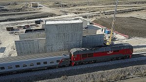 Строительство досмотрового комплекса в посёлке Багерово.