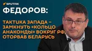 Федоров: тактика Запада – замкнуть «кольцо анаконды» вокруг РФ, оторвав Беларусь