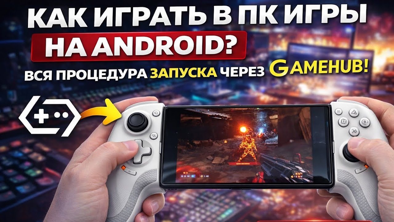 🔥 Как играть в ПК игры на Android? Полный гайд по запуску через GameHub! На Redmagic 11pro