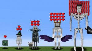 Which All Skeletons Mutant mobs and bosses is immortal??