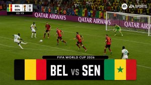 Бельгия — Сенегал | FIFA World Cup 2026 | WC26 Football Match | FC26 Gameplay