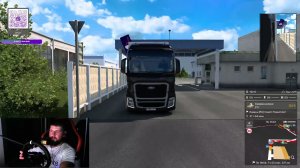 ЗАЛЕТАЕМ НА МОДАХ В EURO TRUCK SIMULATOR 2 НА РУЛЕ MOZA R5 :D