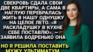 Жизненные Истории|Свекровь сдала две квартиры и нагло|Истории из жизни|Реальные истории|Аудиорассказ