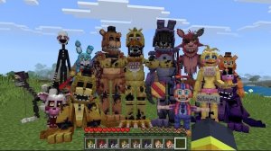 Настоящий мод на FNaF 2 в Minecraft PE для дополнения MCPE