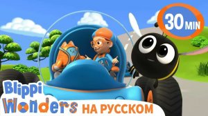 Мёд _ Изучай этот мир вместе с Блиппи _ Обучающие видео для детей _ Blippi Russian