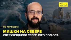 Белые медведи: сверххищники Северного полюса | Ос Арутюнян Лекция 2026 | Мослекторий
