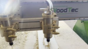 синхронная работа  4 заготовки за раз WOODTEC 1513