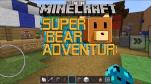 я построил super bear adventure в Minecraft!!!