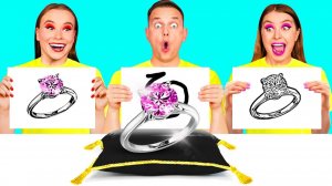 Кто Лучше Нарисует Предмет, Получит Его # Битвы с Едой от BaRaDa Challenge