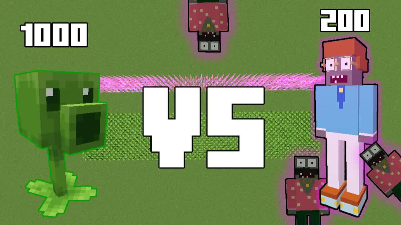 Plants vs Dancing Zombie [Minecraft] смотреть онлайн
