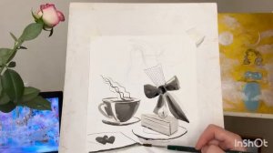 Рисуем тушью  и теням. Новый марафон в вк  https://vk.com/artsarasvati
