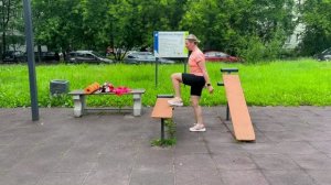 Выпады/запрыгивания/скакалка