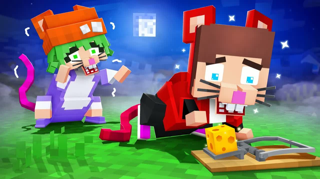 Джей Джей Мышь... НЕ НАДО! - История любви Айви - Анимация Minecraft смотреть онлайн