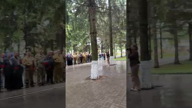 Торжественный митинг, посвященный Дню ветеранов боевых действий смотреть онлайн