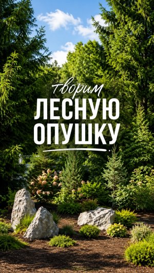 Творим лесную опушку🌿