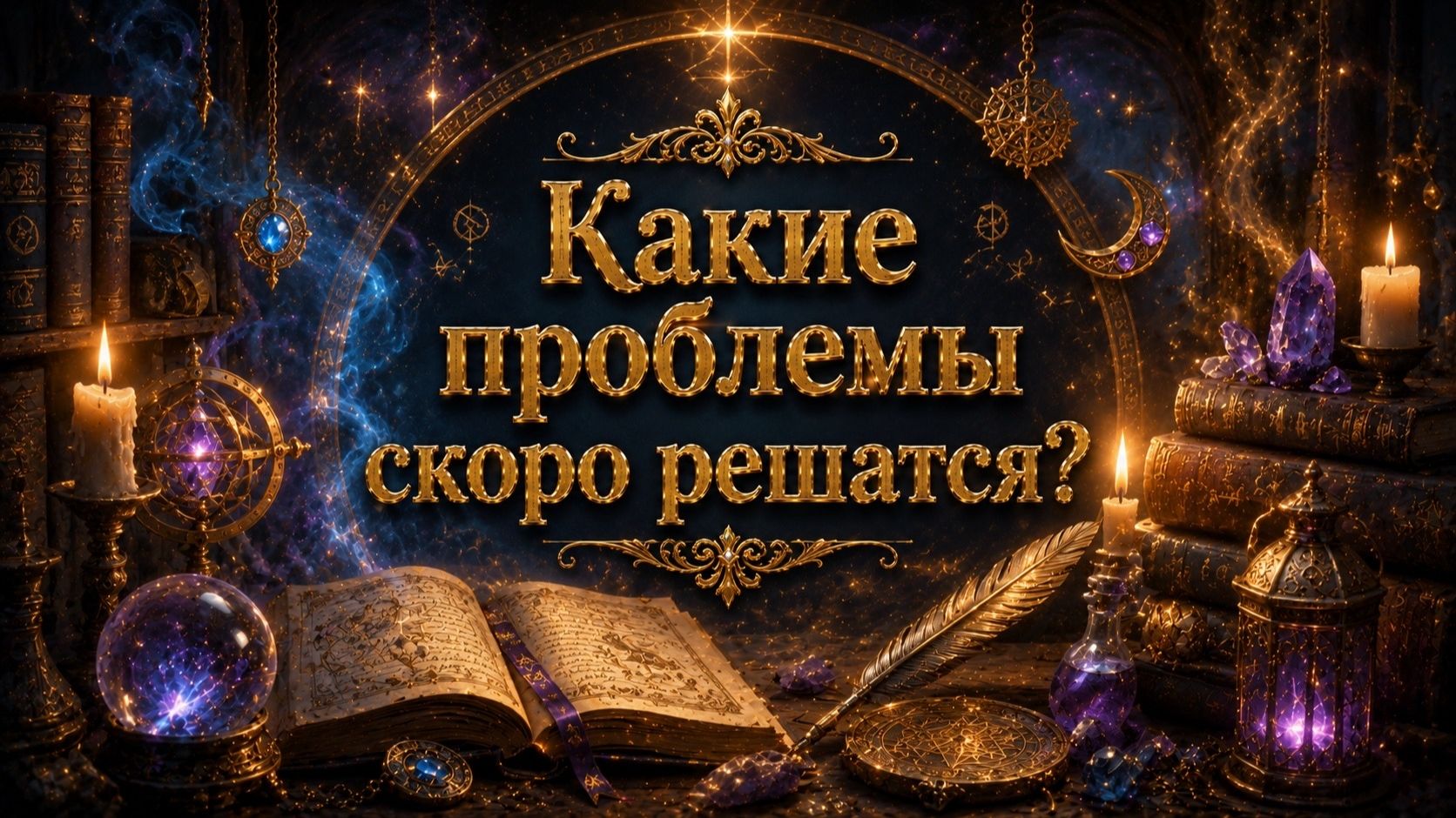 Какие проблемы скоро решатся? Гадание пасьянс Tarot Reading смотреть онлайн