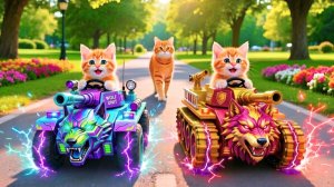 🐾 Мама-кошка подстригает шерсть на ферме и делает тигровую шапку для котят дома🐾🎩🐯