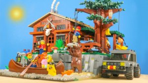 LEGO Log CABIN Adventures⎜Полное прохождение MOC