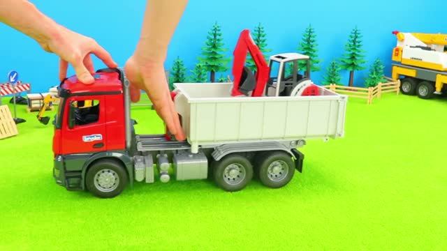 Самосвал и другие машинки! 🏗️🚛 Работа на большой стройке Видео детям смотреть онлайн