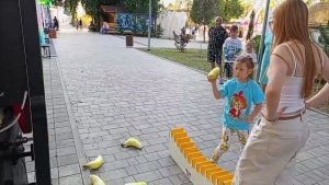 Центр города Анапы летом. Отдых для детей в Анапе.
