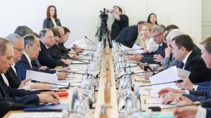 С.Лавров на заседании Делового совета при Министре иностранных дел Российской Федерации
