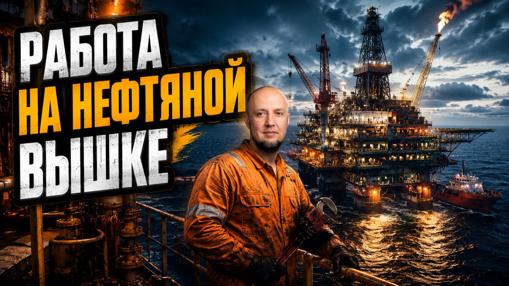 Реальный симулятор нефтяной вышки - Oil Rig Simulator Playtest смотреть онлайн