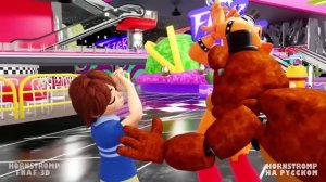 FNAF INTO THE PIT - ШКОЛЬНЫЙ ЭКСПЕРИМЕНТ!   Poppy Playtime 3 - Анимации на русском_6