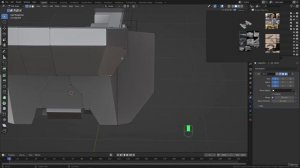 BLENDER Creating the Dune Ornithopter 45_Modeling section_Bottom parts part 9