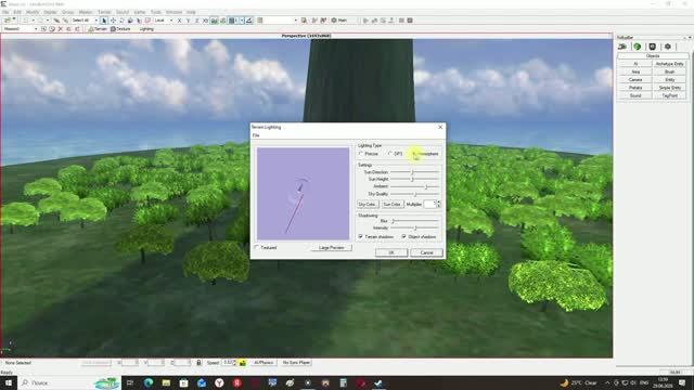 «Far Cry» map Editor - инструмент «Terrain Lighting»
