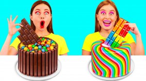 Укрась Торт Челлендж # Забавные Лайфхаки с Едой от BaRaDa Challenge