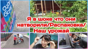 Я в шоке что они творят.Простите за негатив.За эмоции/Распаковка/Наш урожай  Часть 2