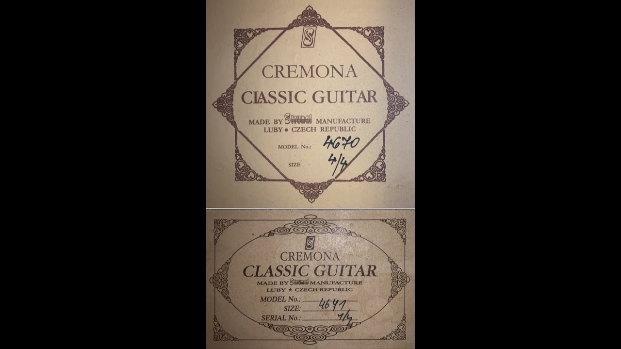 Обзор Гитар Cremona 4670 и Cremona 4671 Чехия Нейлон и Металл смотреть онлайн