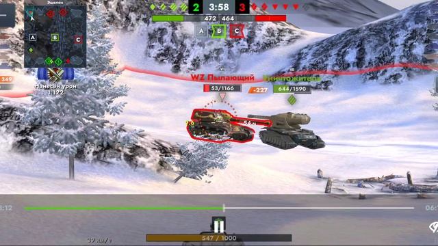 WoT Blitz | Тяжелый бой на карте Эшелон | 01-07-2026