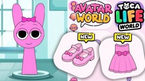 КАК СДЕЛАТЬ НОВУЮ ПИНКИ ТАКОЙ МИЛОЙ 🩷 В AVATAR WORLD И TOCA BOCA 😍🌎