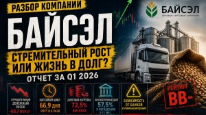 БАЙСЭЛ: стремительный рост или компания на заемных деньгах? Разбор отчета Q1 2026