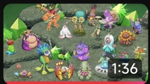 Остров Пещер Вся Песня (#мсм #МоиПоющиеМонстры #msm #MySingingMonsters