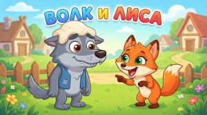 🦊🐺 ВОЛК И ЛИСА | Русская народная сказка | Детский мультфильм | Сказки для детей