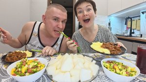 Мукбанг совсем ОБАЛДЕЛИ, с ЖИРУ БЕСИМСЯ, жалуясь на жизнь! Вован выдал БАЗУ! Семейный ужин в России