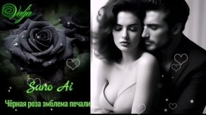 Чёрная роза эмблема печали🎶🌹Suno Ai