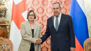 С.Лавров и М.Сполярич, Москва, 1 июля 2026 года