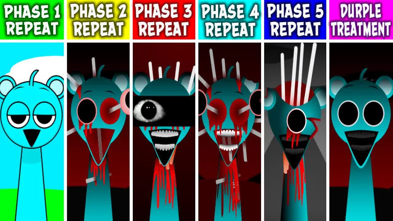 Sprunki ФАЗЫ 1-2-3-4-5 Но ККАЖДЫЙ Repeat DURPLE TREATMENT смотреть онлайн