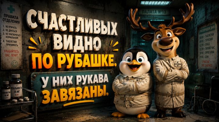Счастливых видно по рубашке. У них рукава завязаны. смотреть онлайн