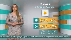 Погода в Старом Осколе на 2 июля