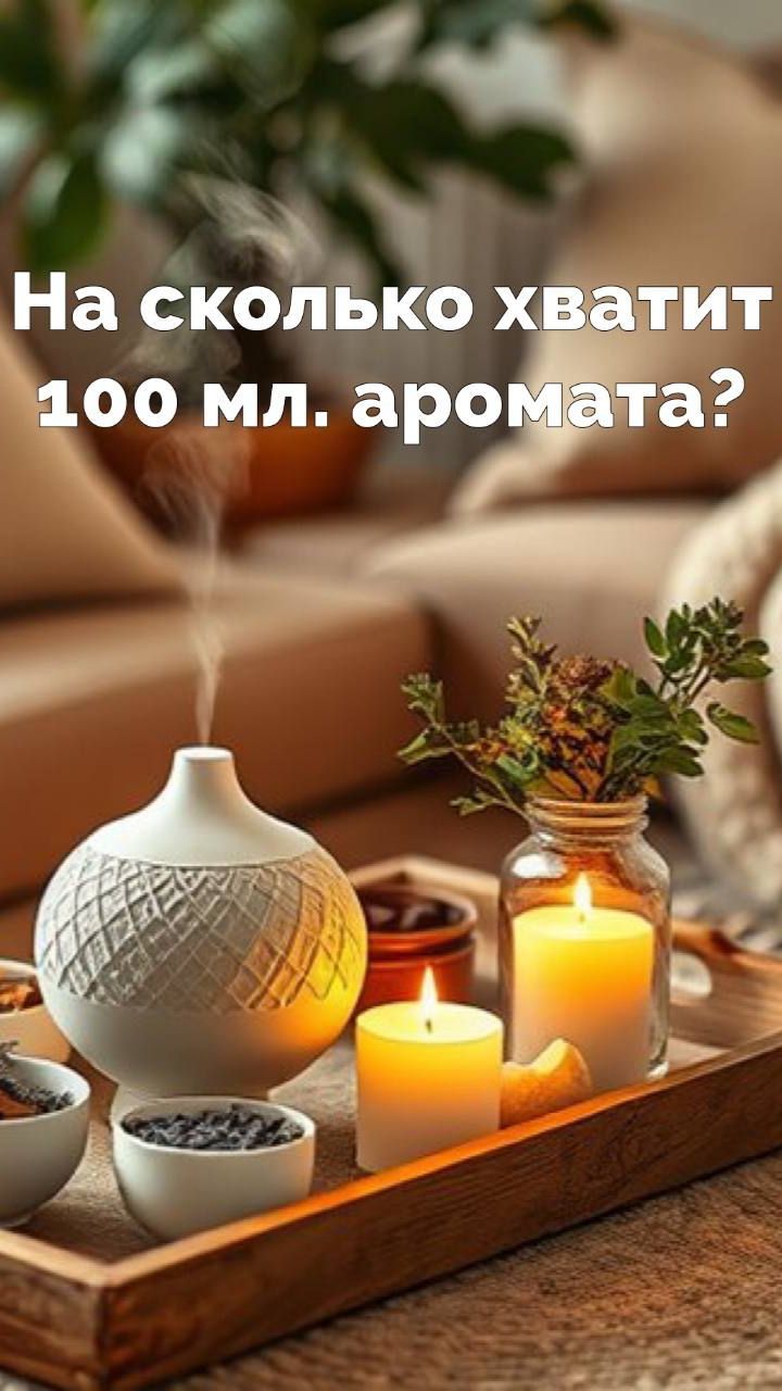На сколько хватит 100 мл. аромата? смотреть онлайн