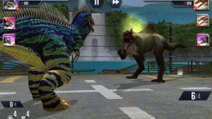 Прошла схватки, испытать силу, « Я играю в Jurassic world the Game «