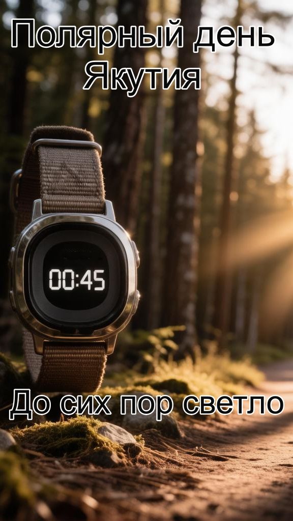 Полярный день в Якутии