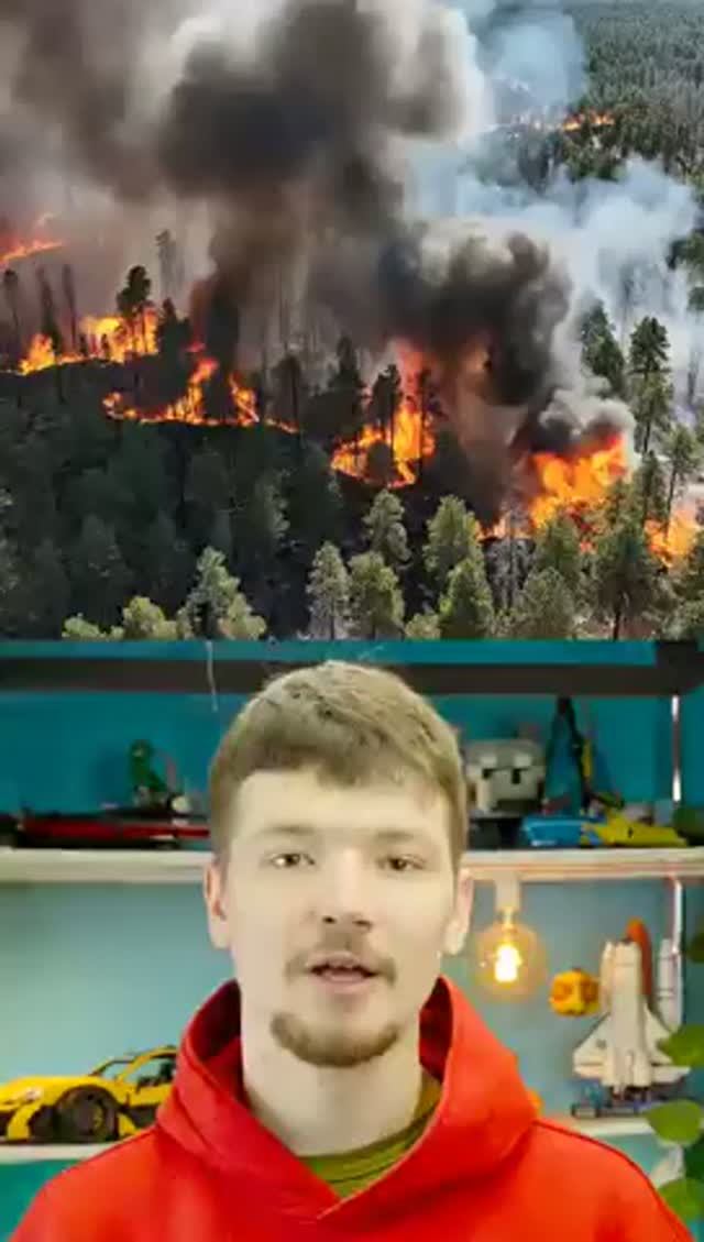 ПОТУШИТ ли ЛЕГО ПОЖАР lego лего эксперимент [niklax]