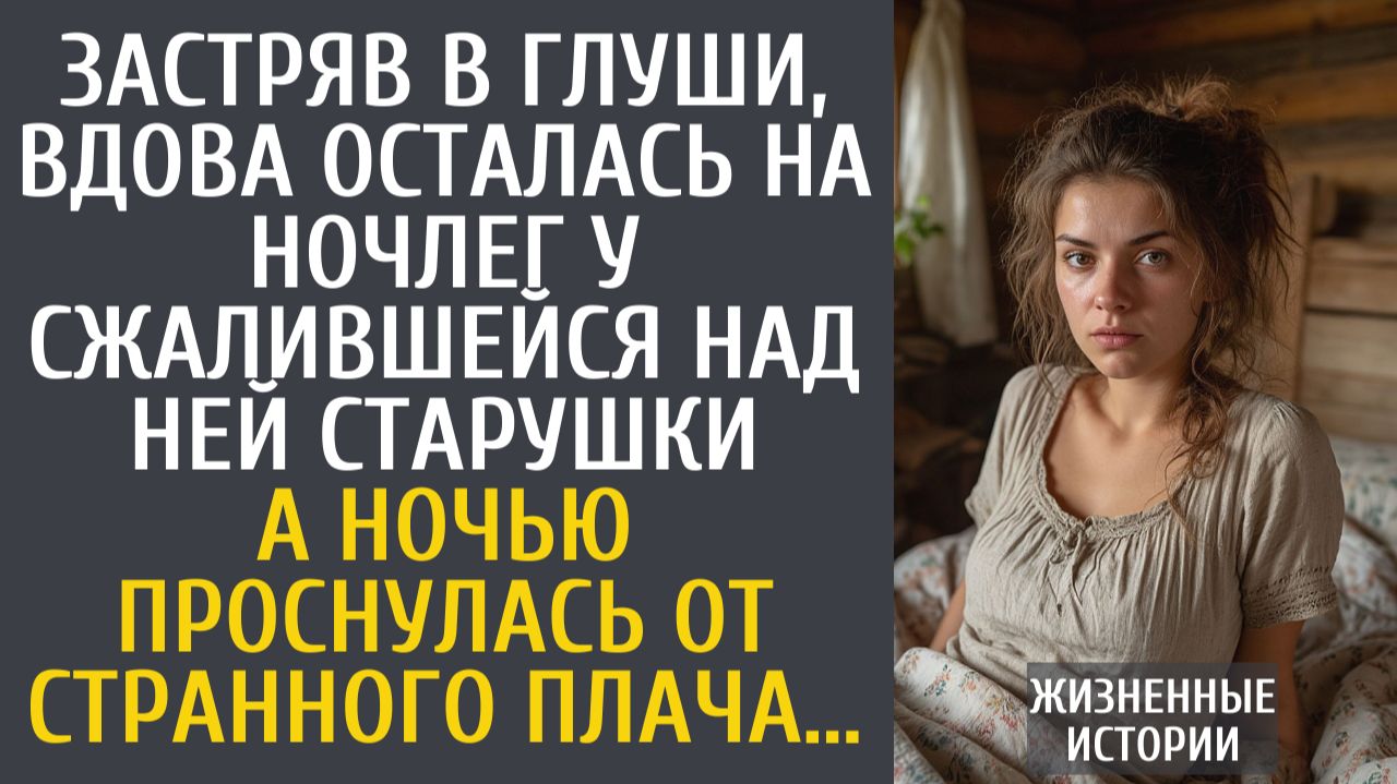 Истории из жизни Застряв в глуши, вдова осталась на ночлег у сжалившейся над ней старушки…