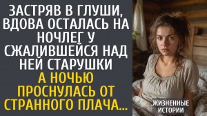 Истории из жизни Застряв в глуши, вдова осталась на ночлег у сжалившейся над ней старушки…